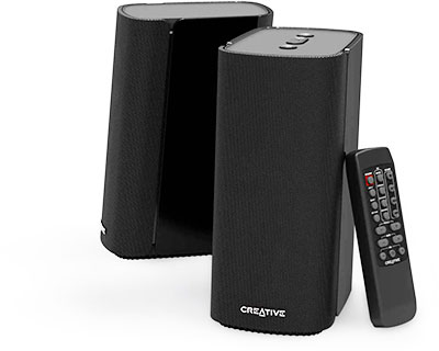 Creative T100 – Altavoces de Escritorio compactos Hi-Fi 2.0
