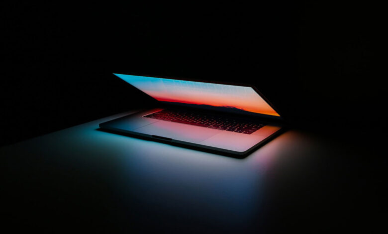 Illuminated laptop
