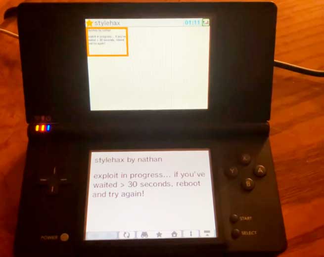 [DSi] 15 años después de su lanzamiento, DSi recibe un exploit webkit