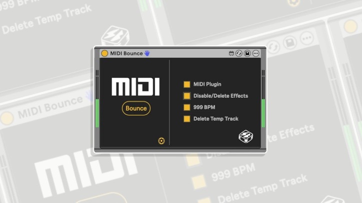 Isotonik Studios presenta MIDI Bounce para Ableton Live by Side Brain