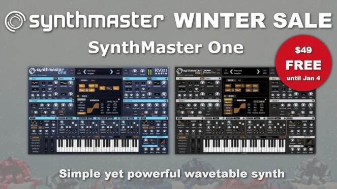 Synthmaster One sintetizador de KV331 Audio (tiempo limitado) + Lanzamiento de la venta en invierno